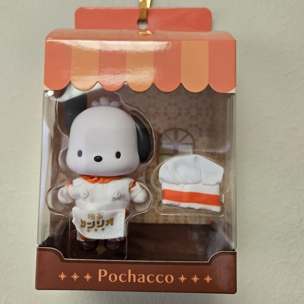 Sanrio Pochacco Chef Cafe Sanrio Vinyl Mascot Keychain